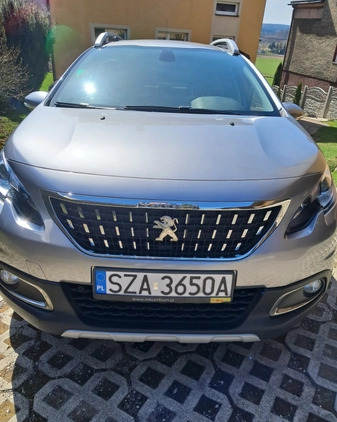 Peugeot 2008 cena 49900 przebieg: 45765, rok produkcji 2017 z Śmigiel małe 79